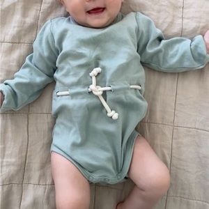 Frankie Jones the Label | Valentina Rope Waist Onesie Bodysuit Organic Cotton